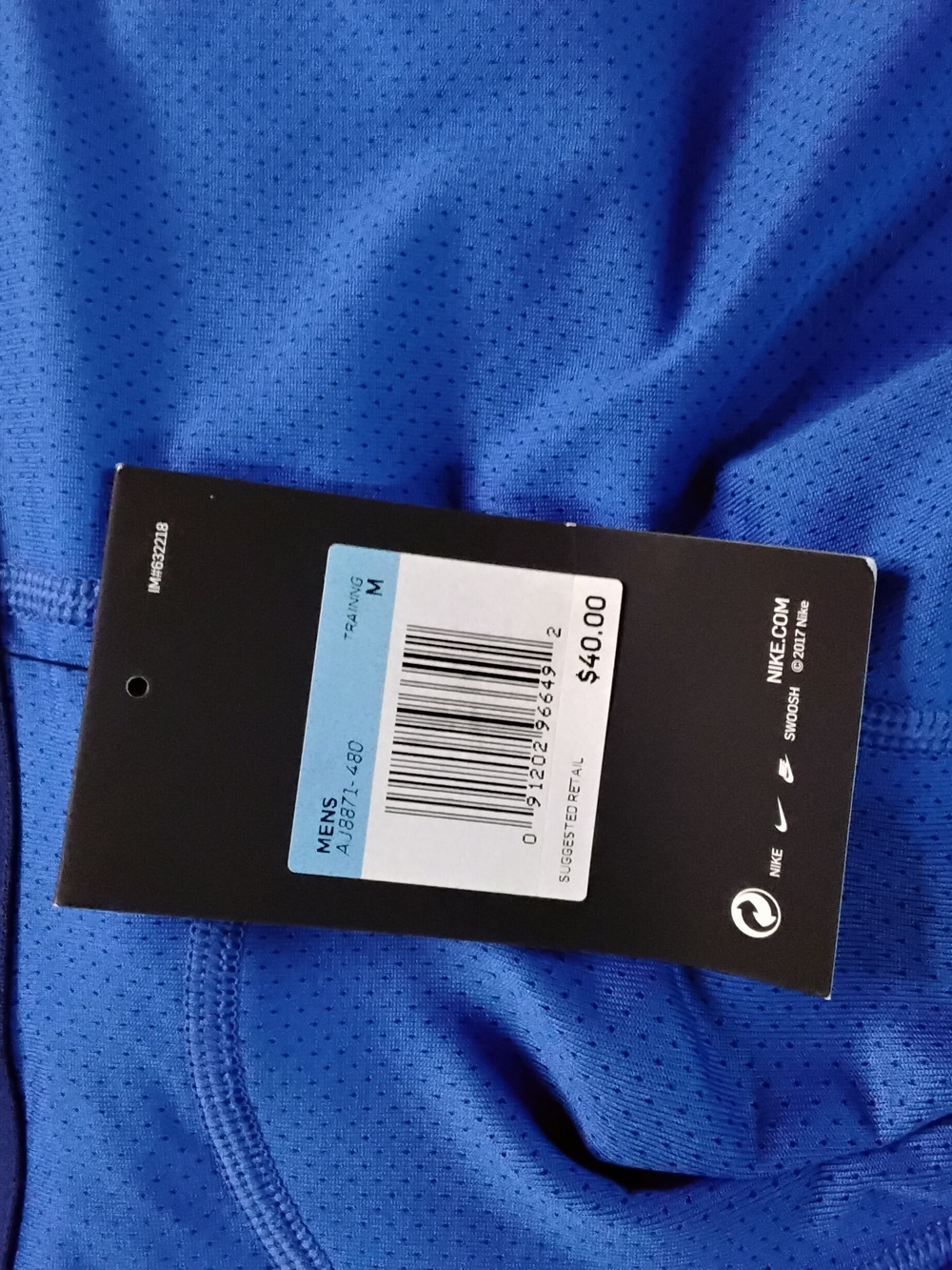 Nike Blue Compression Leggins